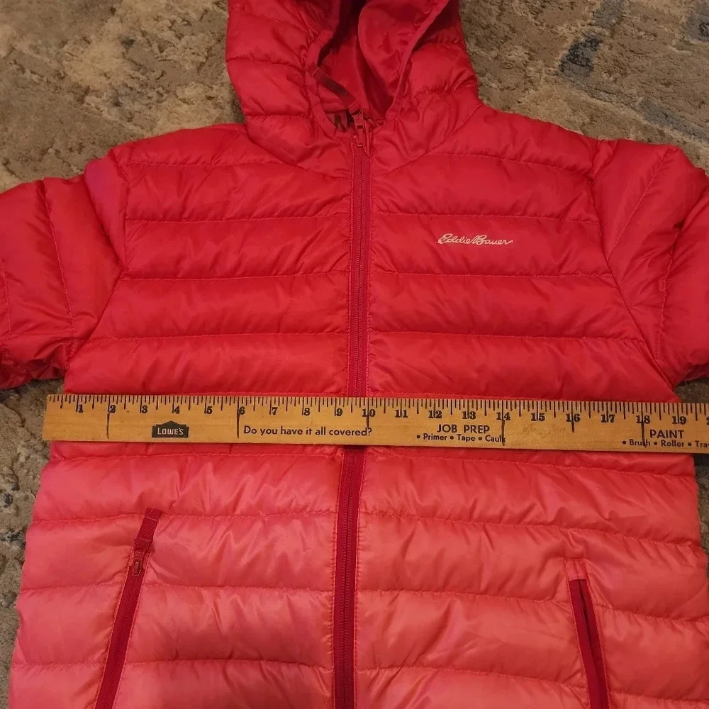 Eddie Bauer reversible down‎ coat.  Pink ombre.